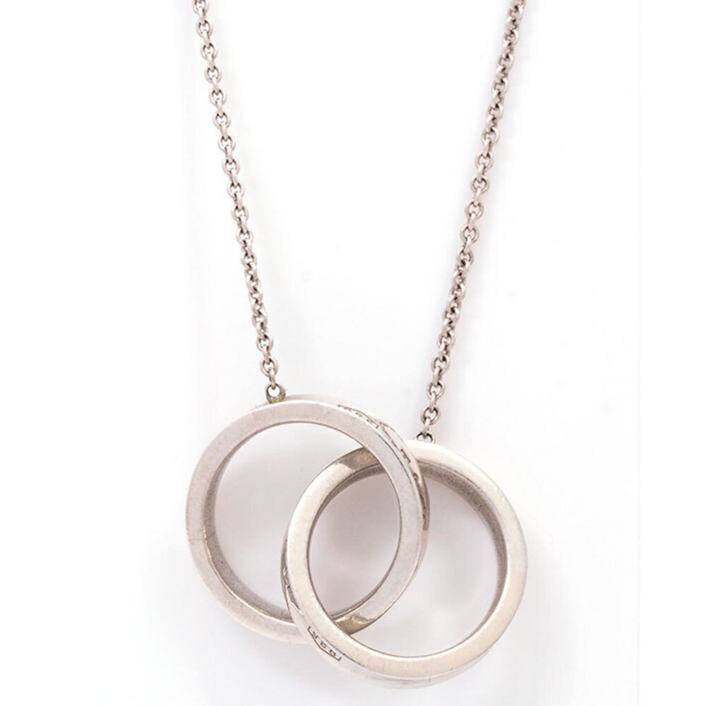 Tiffany Interlocking Circles Silver Pendant